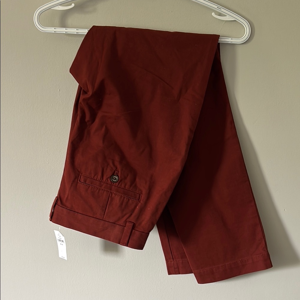 Men's Burgundy Pants from banana republic